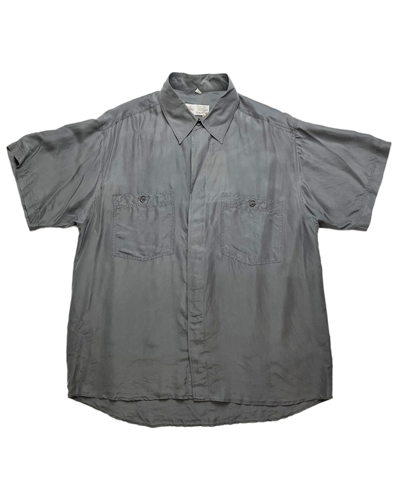 Grey Summer Silk Shirt - Main