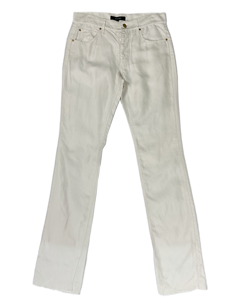 White Sublime Gucci Pants - Main