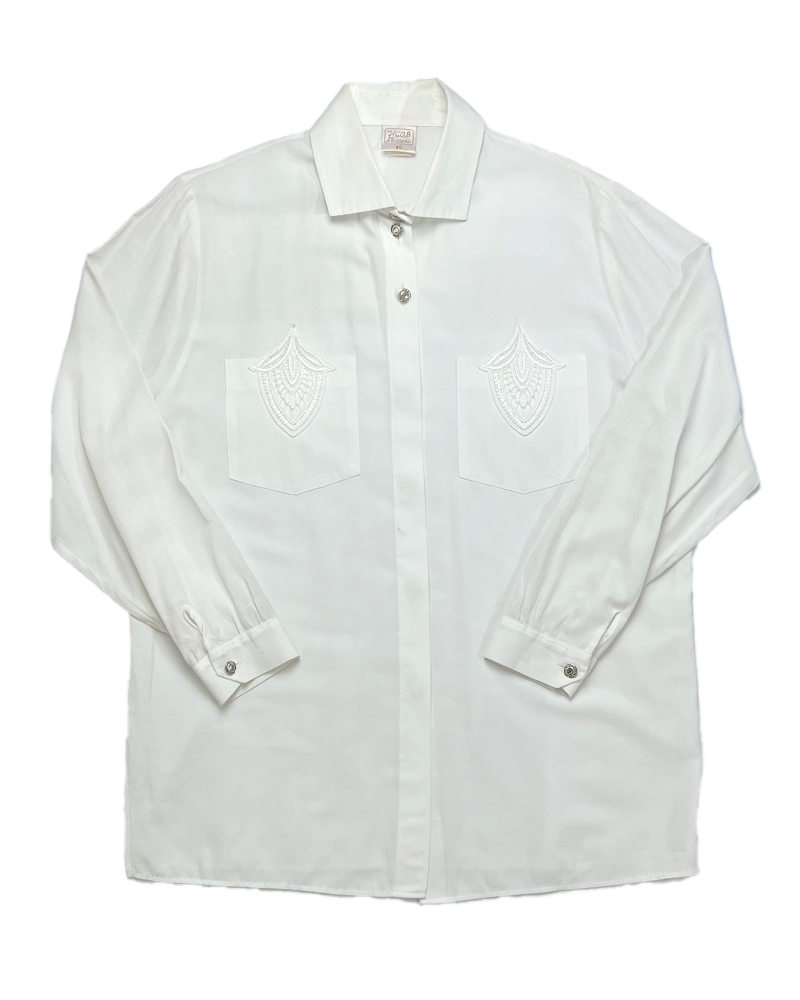 White Strawberry Vintage Shirt - Main