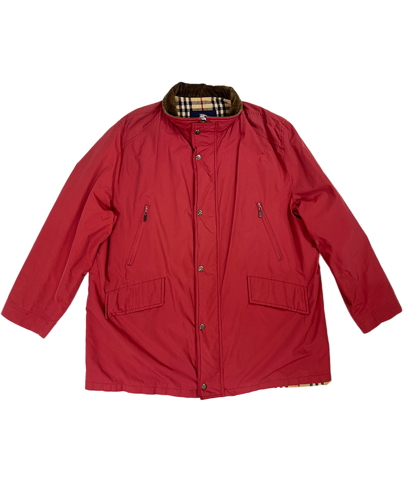 Burberry jacket mens red online