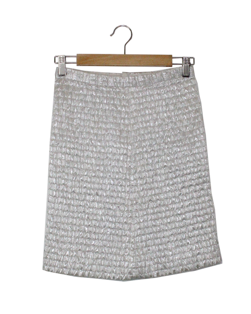 Frosty silver skirt - Main
