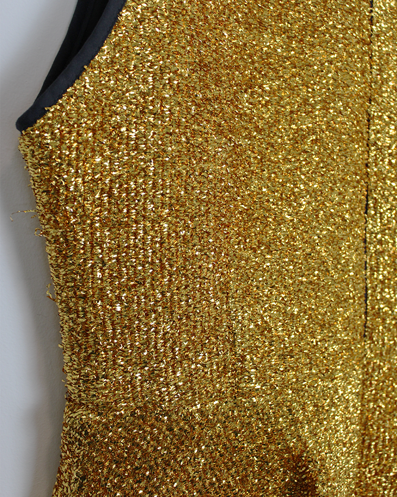 Pure Gold Dress - Detailed shot