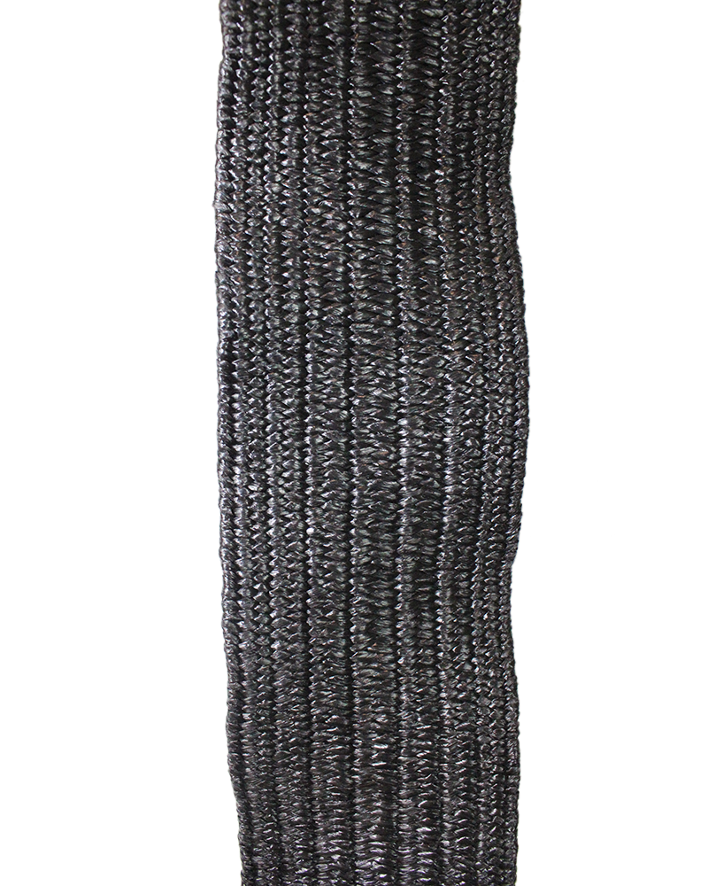Strechy Straw Woven Cinch Belt - Detailed view