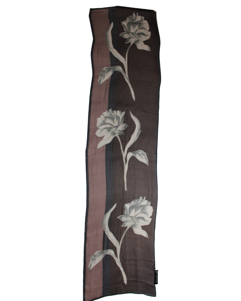 Halston Flower Scarf - Detailed view