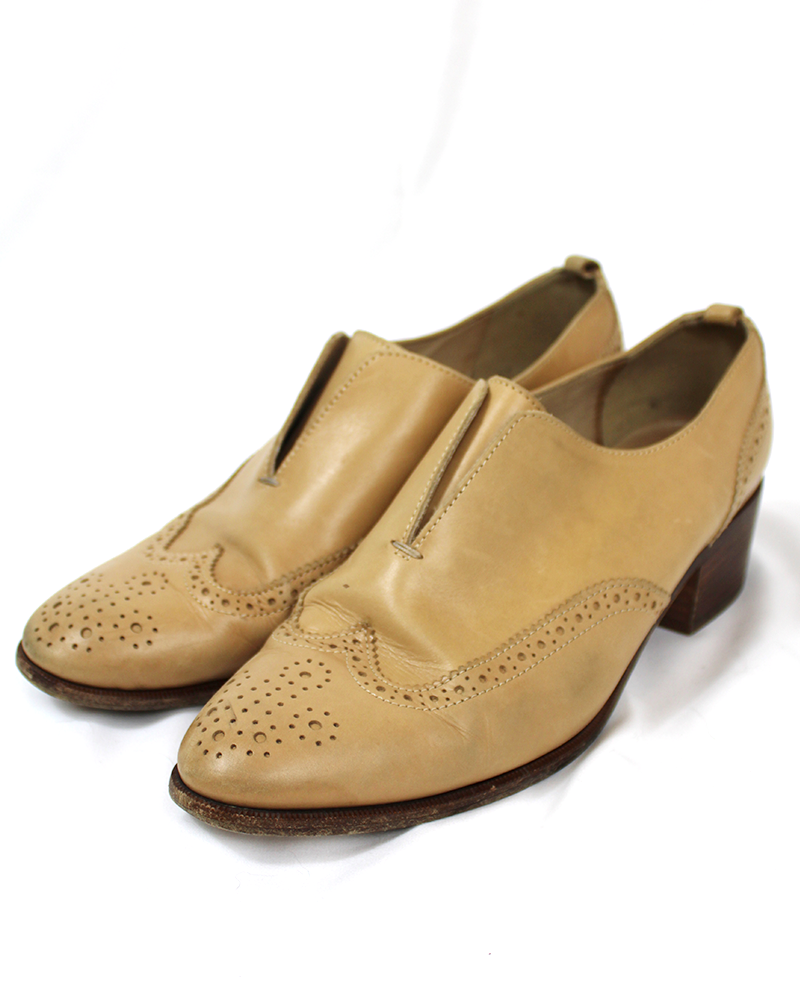 Oxford Beige Shoes - Main