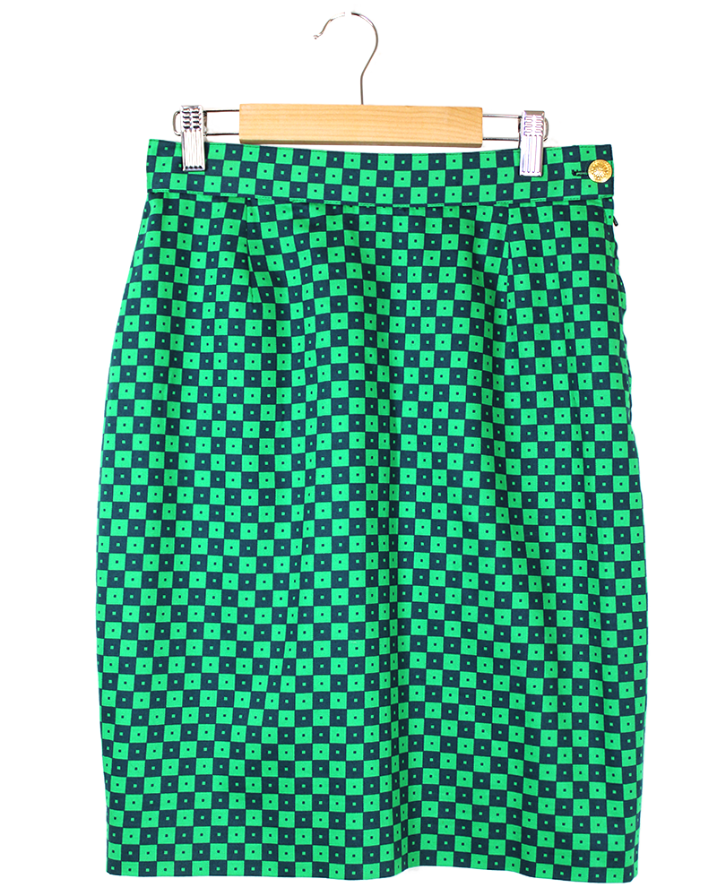 Green Chess Lady Skirt - Main