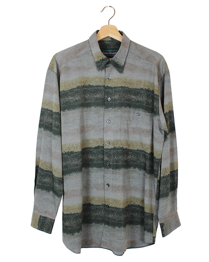 Greenish Arabesque Shirt - Main