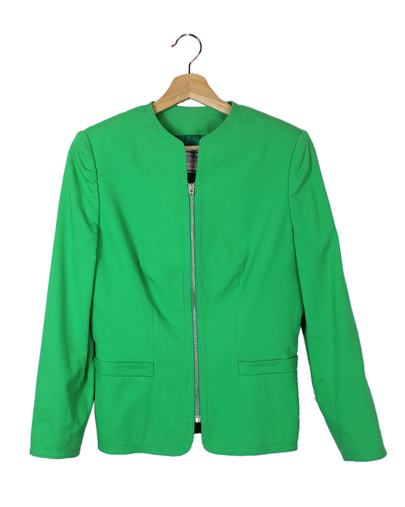 Bright Green Versus Versace Jacket PAKA Vintage Glam