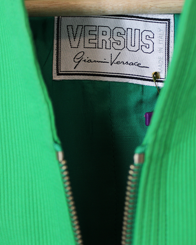 Bright Green Versus Versace Jacket - Detailed view