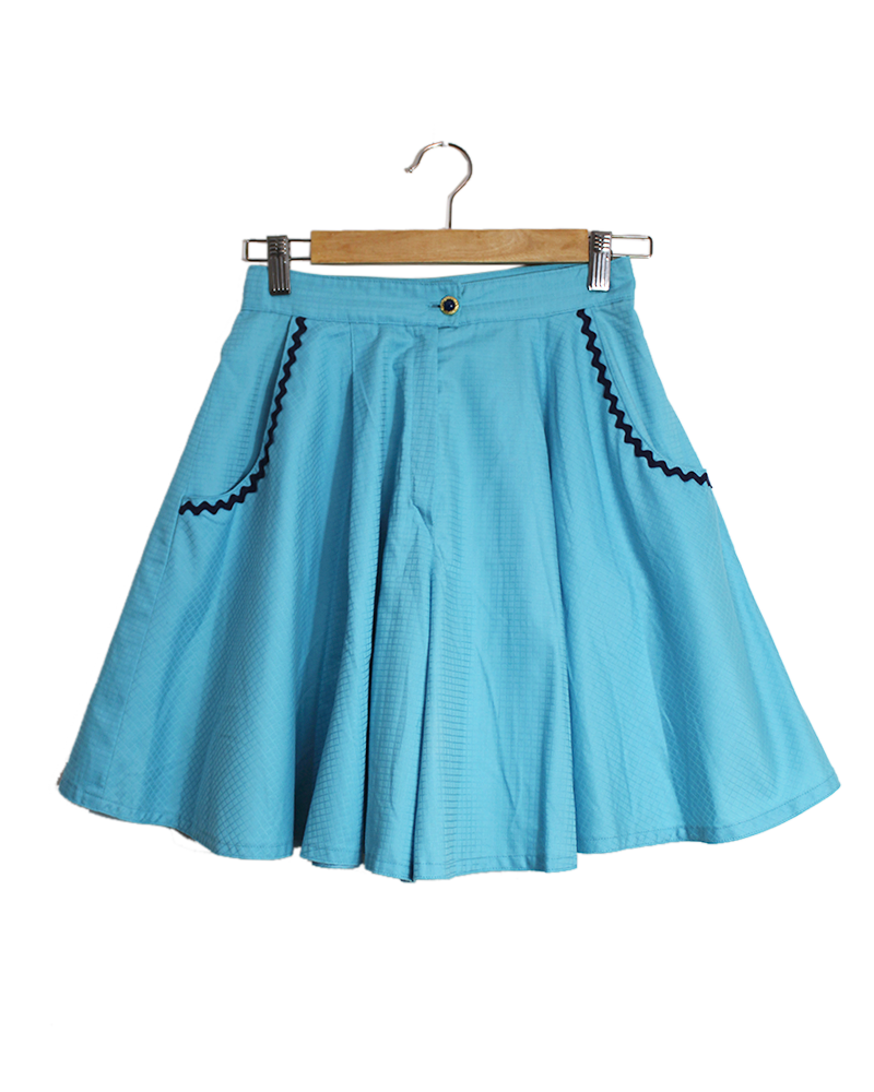 Baby Blue Shorts/Skirt  - Main
