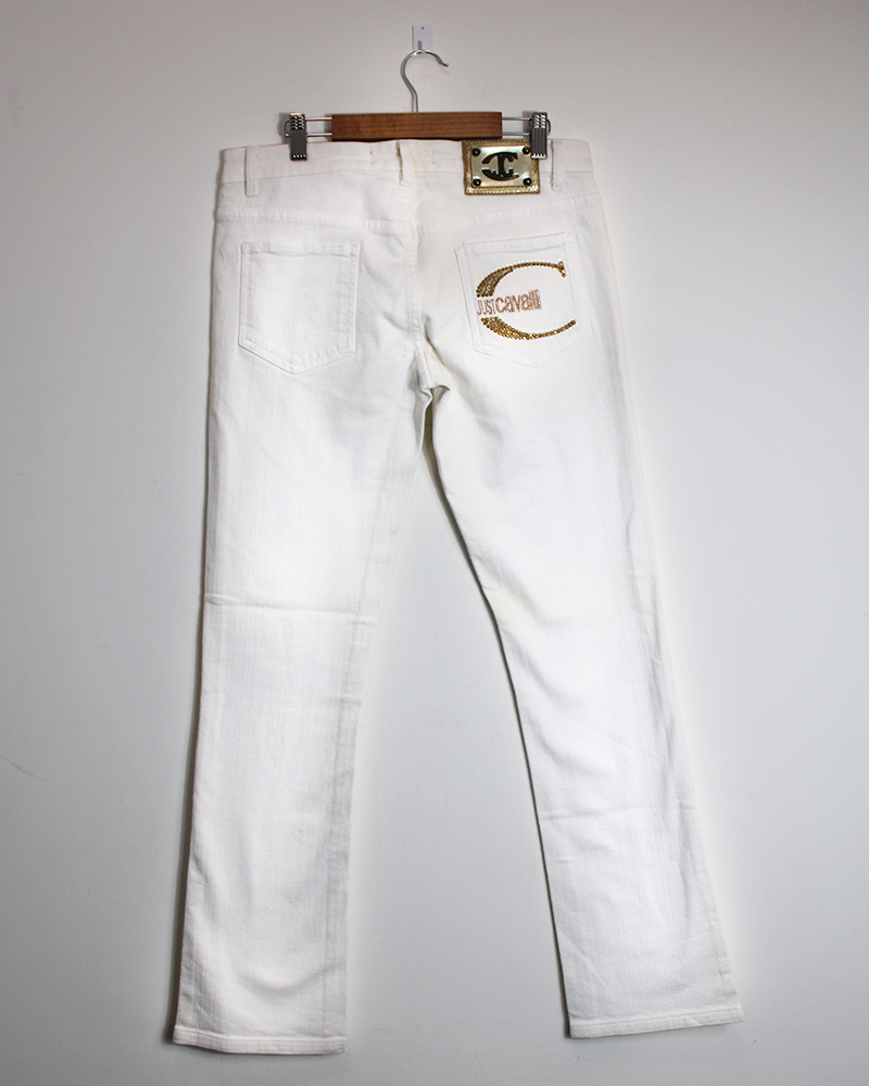 Just Cavalli White Jeans Pants - Back shot