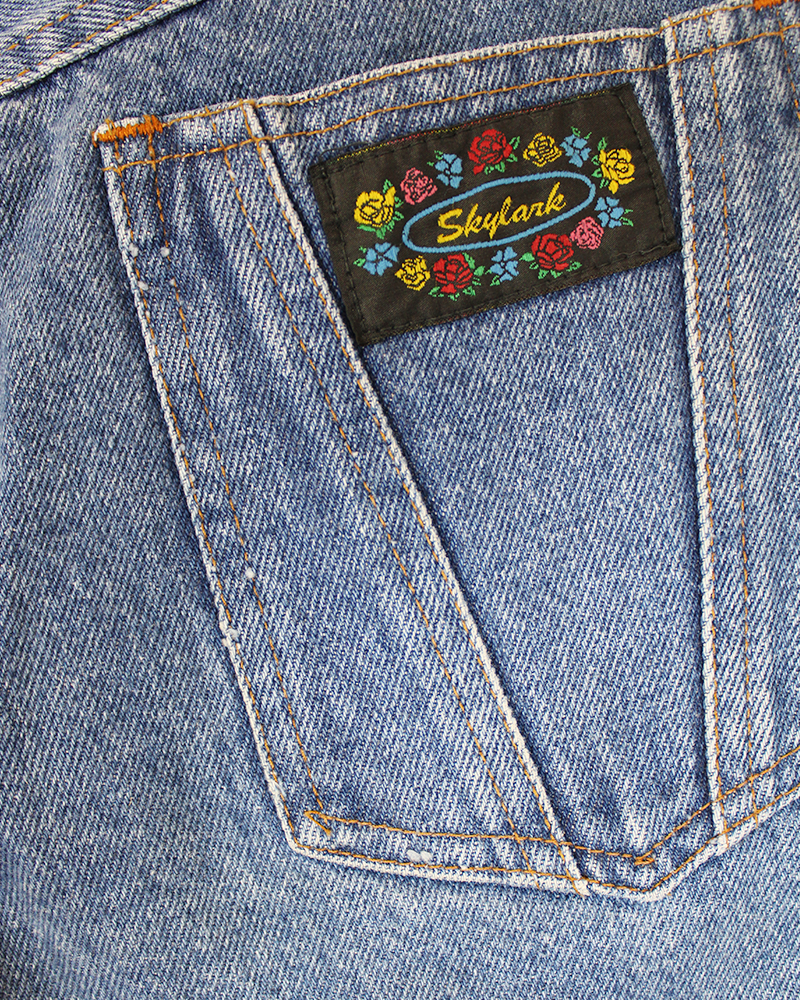 Vintage Perfect High Waisted Jeans Pants - Detailed view
