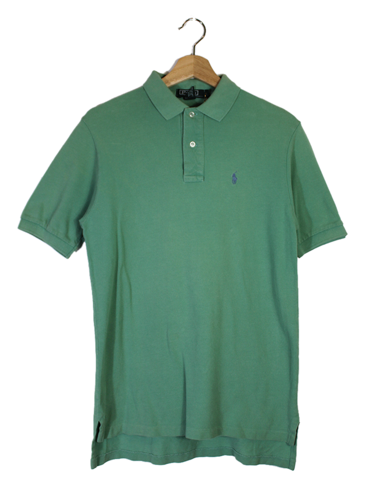 Dark green hot sale ralph lauren shirt