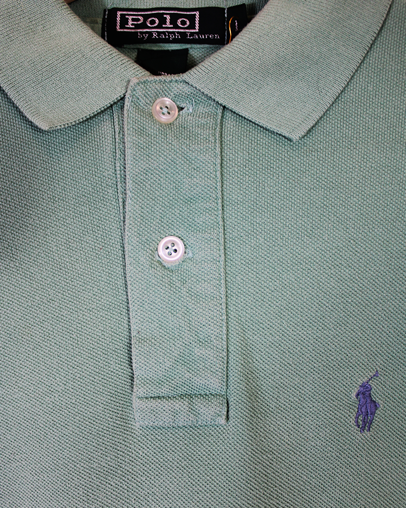 Vintage Mint Green Polo Ralph Lauren - Detailed view