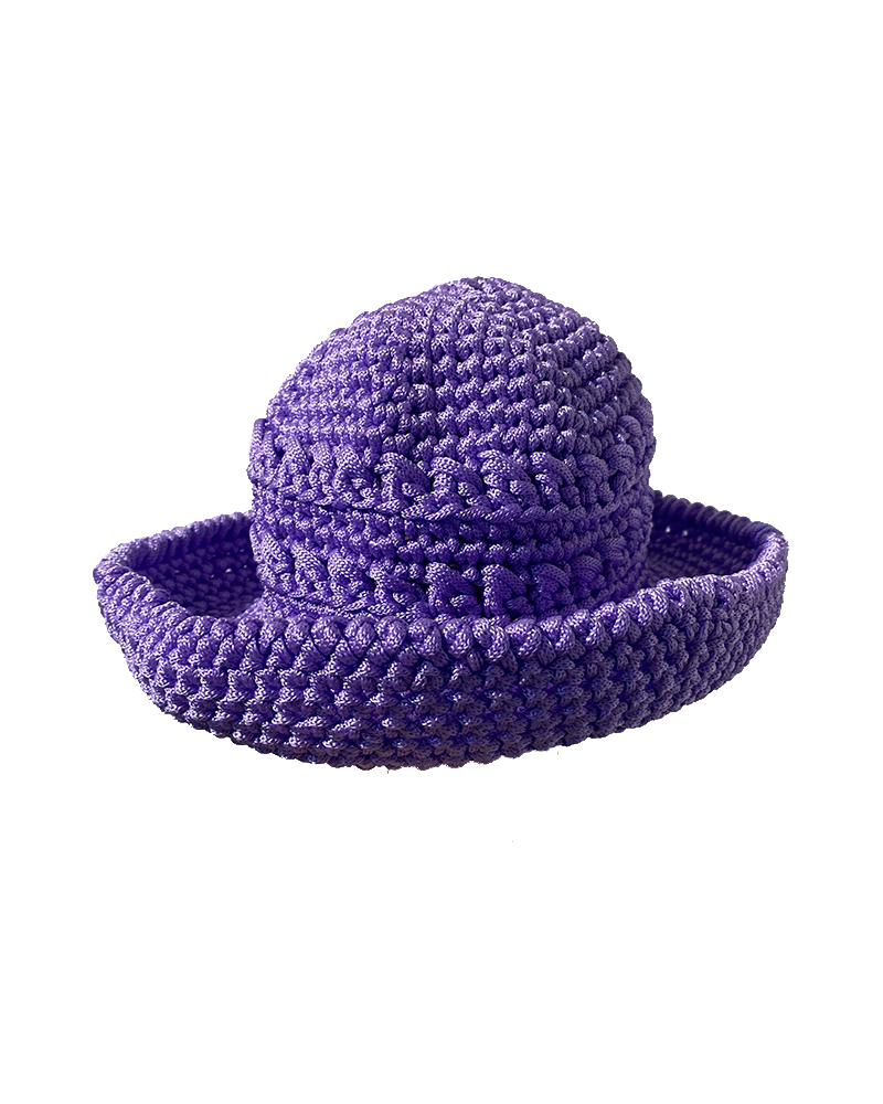 Lilac Crochet Hat