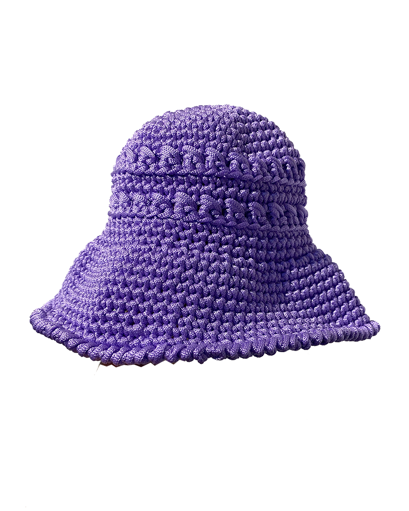 Lilac Crochet Hat