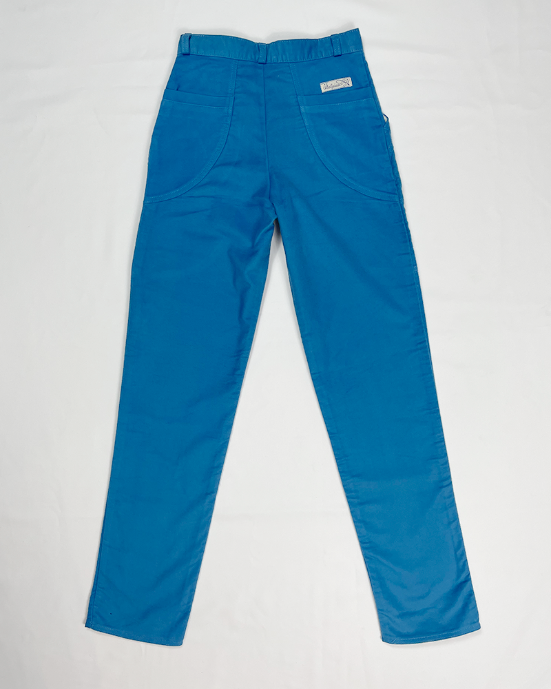 Turquoise Audacious Trousers - Detailed View