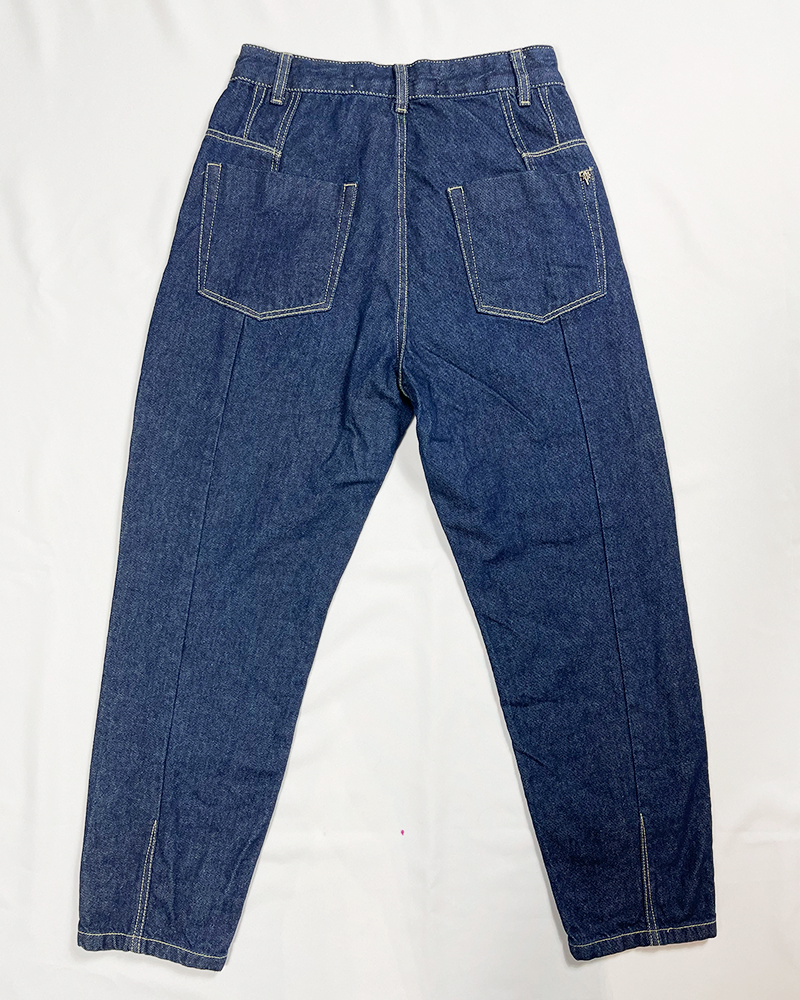 Blue Baggy Jeans Pants - Detailed View