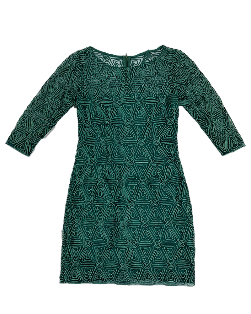 Green Labyrinth Dress - Main