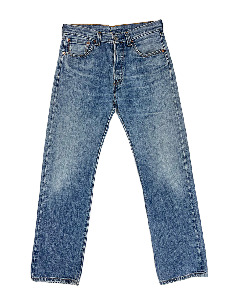 Levis Basic Blue Denim Pants - Main