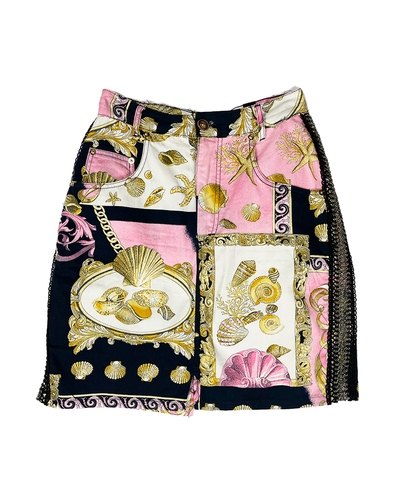 Pink Sea Mini Skirt - Main