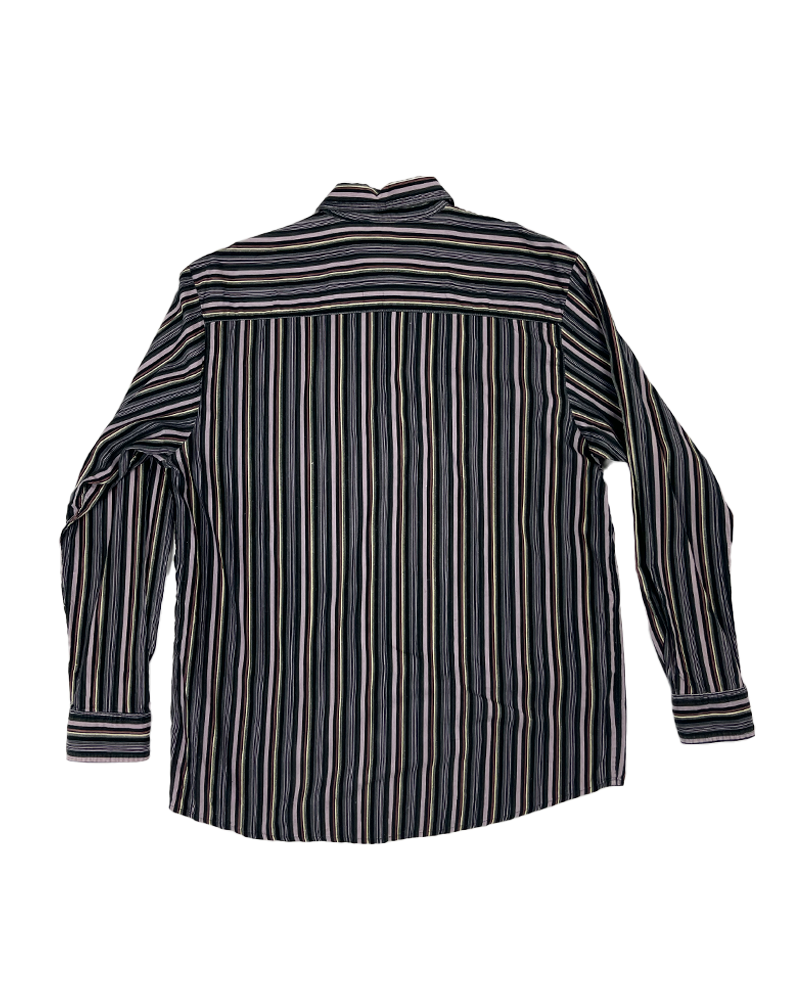 Shades of Purple Striped Corduroy Shirt - Detailed view