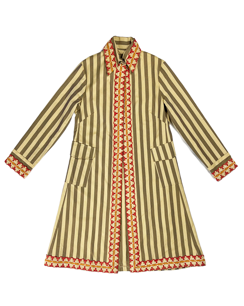 Tunic Style Cotton Coat - Main