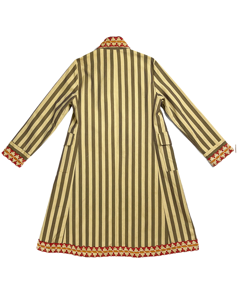 Tunic Style Cotton Coat - Detailed view