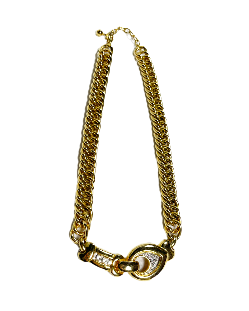 Golden Chain Belt Necklace - Main